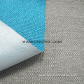 pongee backing 100% polyester linen fabric